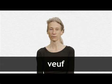 voeuf|veuf in English